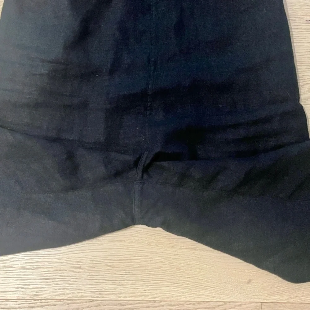 Beaton Black Linen Overalls in Size XS - Picture 6 of 7